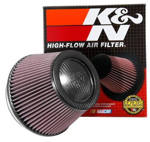K&N RP-2960 Universal Air Filter-Carbon Fiber Top