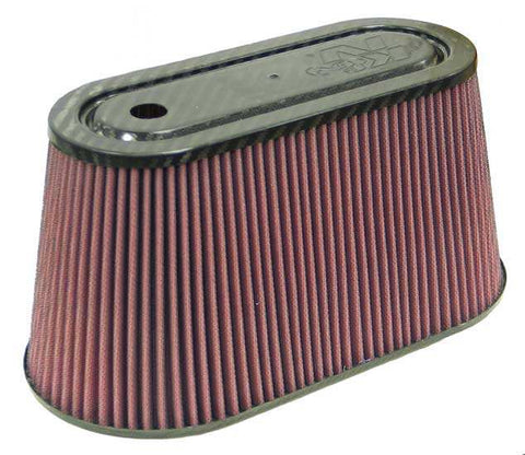 K&N RP-5070 Universal Air Filter-Carbon Fiber Top and Base