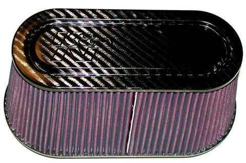 K&N RP-5115 Universal Air Filter-Carbon Fiber Top and Base
