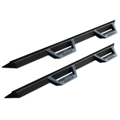 Raptor Series RTS74JP Magnum RT - Drop Steps Black Textured Alloy Steel 18-24 Jeep Wrangler JL/JLU 4-Door