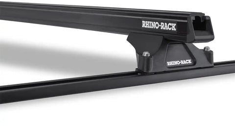 Rhino-Rack JA8741 Heavy Duty RLTP Trackmount Black 2 Bar Roof Rack
