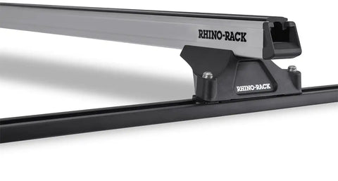 Rhino-Rack JA8702 Heavy Duty RLTP Trackmount Silver 2 Bar Roof Rack