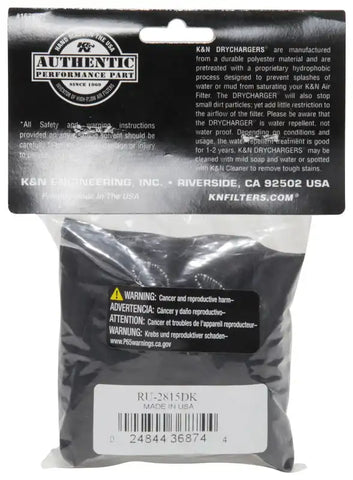 K&N RU-2815DK Air Filter Wrap