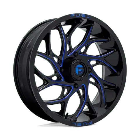 D778 18X7 4X137 G-BLK-MILL-BLU 13MM