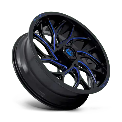 D778 22X7 4X137 G-BLK-MILL-BLU 00MM