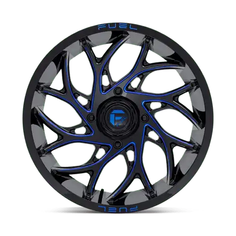 D778 20X7 4X137 G-BLK-MILL-BLU 13MM