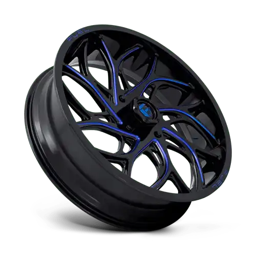 D778 24X7 4X156 G-BLK-MILL-BLU 13MM