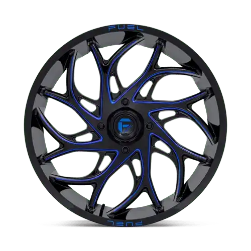 D778 24X7 4X156 G-BLK-MILL-BLU 13MM