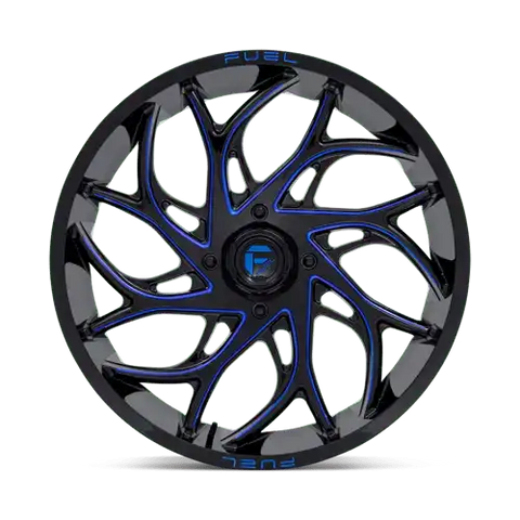 D778 24X7 4X137 G-BLK-MILL-BLU 13MM