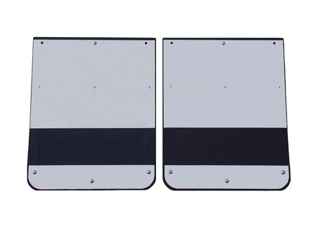 Go Industries S70733SET Dual Wheel Stainless Mud Flap Set