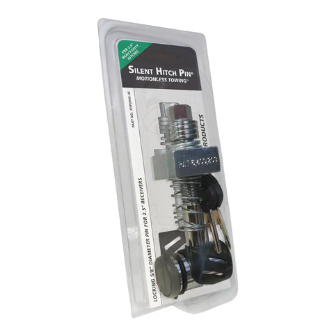 Lets Go Aero Silent Hitch Pin®: 5/8'' Press-On Locking Anti-Rattle for 2.5'' Hitches