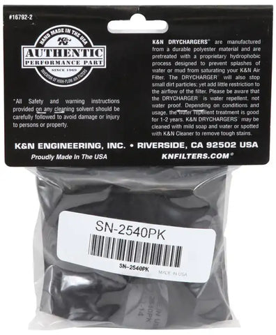 K&N SN-2540PK Air Filter Wrap