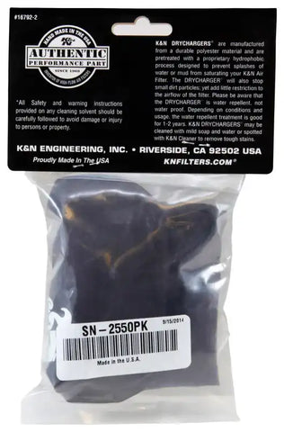 K&N SN-2550PK Air Filter Wrap