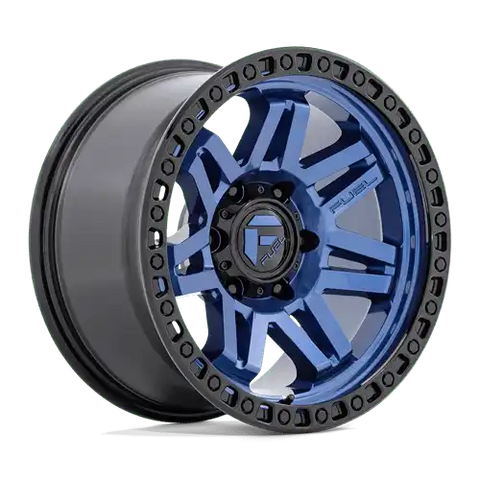 D813 17X9 6X5.5 DRK-BLUE BLK-RG -12MM