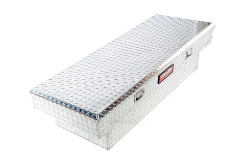 Dee Zee DZ8160 Tool Box, Red Crossover Single Lid BT Alum