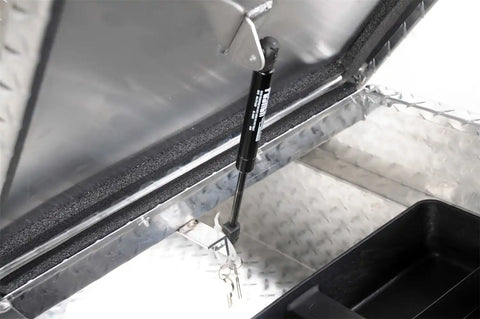 Dee Zee DZ8360 Tool Box, Red Crossover Double BT Alum