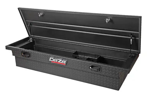 Dee Zee DZ10170LTB Tool Box - Red Crossover Single Lid Black BT