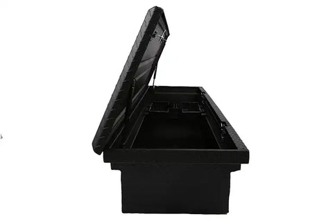 Dee Zee DZ8170LTB Tool Box - Red Crossover Single Lid Black BT