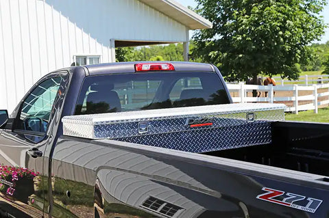 Dee Zee DZ8270A Tool Box - Red Crossover Single Lid BT Alum