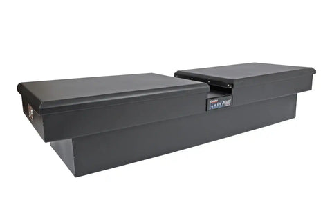 Dee Zee DZ8370SB Tool Box - Hardware Crossover Double Lid Black