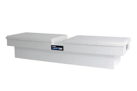 Dee Zee DZ8370S Tool Box - Hardware Crossover Double Lid White