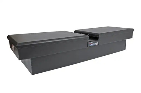 Dee Zee DZ8370SB Tool Box - Hardware Crossover Double Lid Black