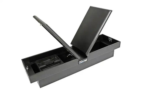 Dee Zee DZ8370SB Tool Box - Hardware Crossover Double Lid Black