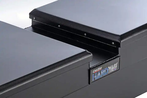Dee Zee DZ8370SB Tool Box - Hardware Crossover Double Lid Black