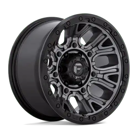 D825 17X9 5X5.0 M-GNMTL BLK-RG 1MM