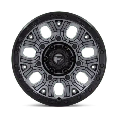 D825 17X9 6X5.5 M-GNMTL BLK-RG 1MM