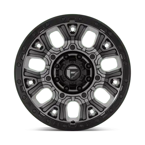 D825 20X10 8X170 M-GNMTL BLK-RG -18MM