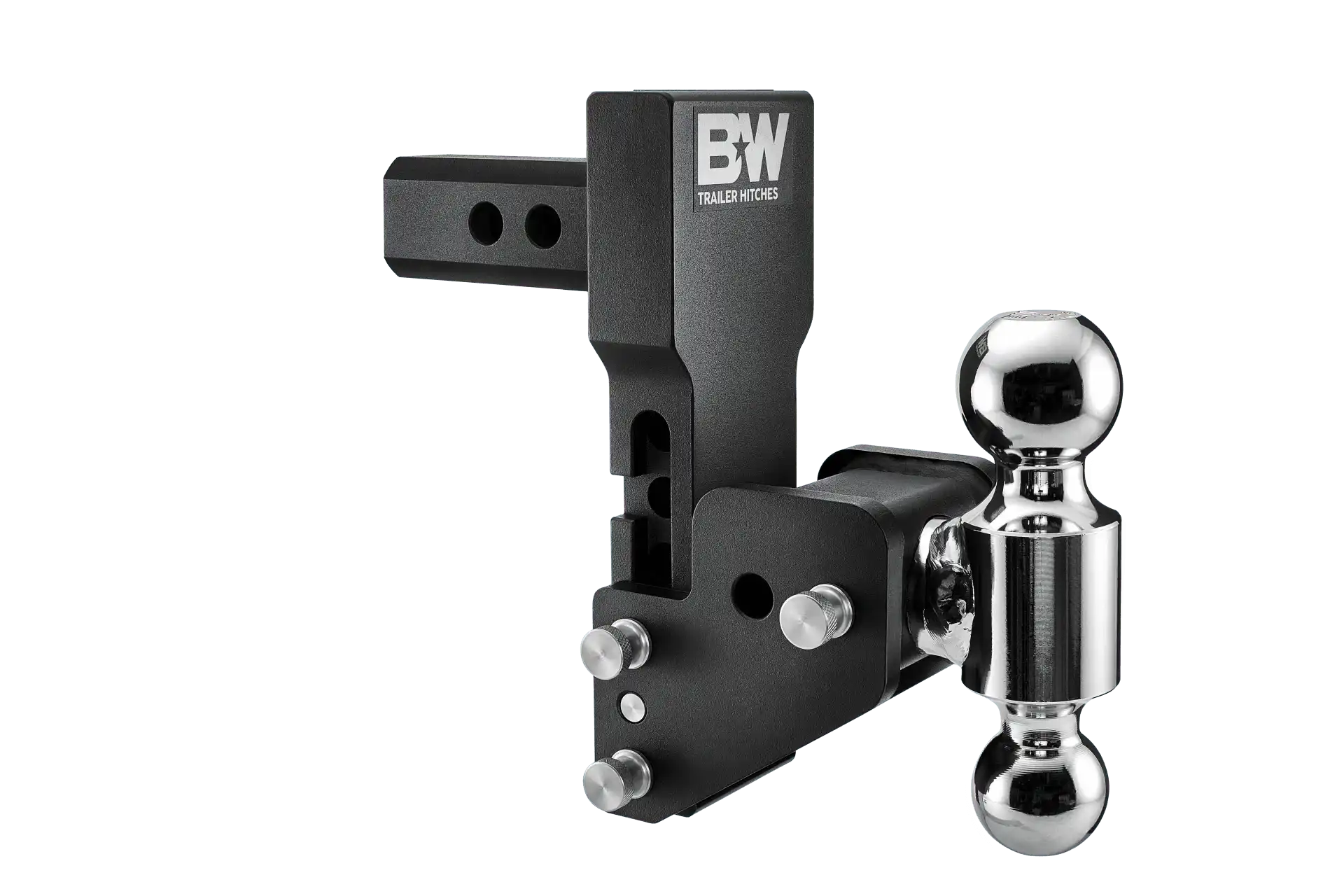 Auto Block Hitch Rapelling B&W Trailer Hitches TS10065BMP - 2 in Model 9 Blk T&S Dual Ball for Mu ...