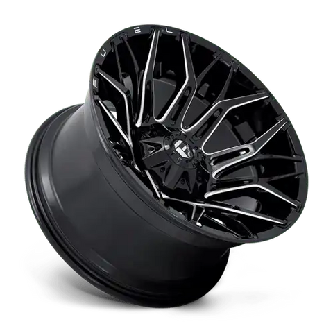 D769 22X12 8X6.5 G-BLK-MILL -44MM
