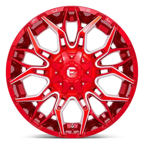 D771 22X10 8X170 GL-RED-MILL -18MM