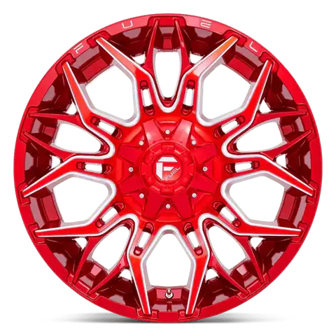D771 22X10 8X170 GL-RED-MILL -18MM
