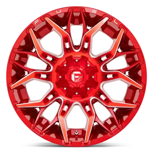 D771 22X12 5X4.5/5.0 GL-RED-MILL -44MM