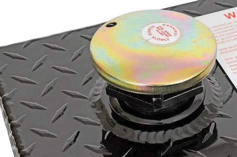 Dee Zee DZ91768XB Tanks - Auxiliary L-Shape Black Tread Aluminum
