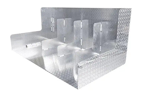 Dee Zee DZ91753 Tanks - Short Rectangle Brite-Tread Aluminum