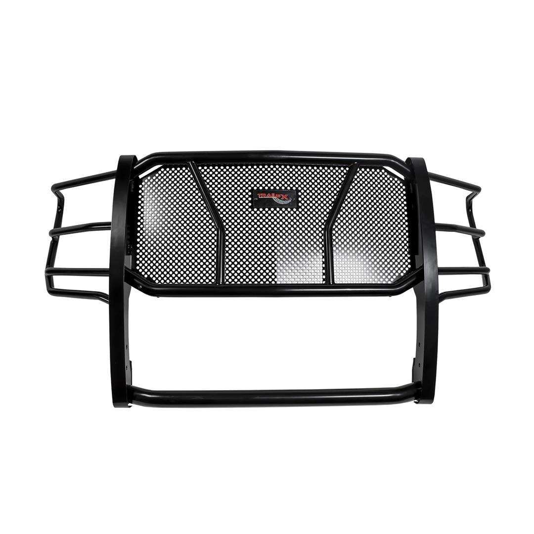 TrailFX Powder Coated Black Steel With Brush Guard Without Skid Plate Without St - MyTruckPoint