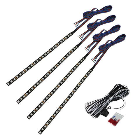 Raptor Series UNV-LED-LIGHT-KIT-RGB - RGB LED Lights 10 In Universal Light Strip Kit