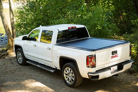 Pace Edwards KMFA06A29 - UltraGroove® Metal Tonneau Cover Kit Incl. Canister/Rails Retractable Black