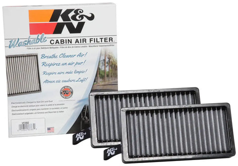 K&N VF2060 Cabin Air Filter (2 per box)