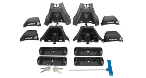 Rhino-Rack JA8266 Vortex 2500 Black 2 Bar Roof Rack