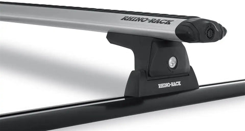 Rhino-Rack JA6185 Vortex RLT600 Trackmount Silver 2 Bar Roof Rack