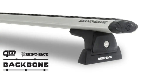 Rhino-Rack JC-00300 Vortex Silver 2 Bar Backbone Roof Rack with RTL600 Legs