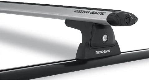 Rhino-Rack JA6196 Vortex RLT600 Trackmount Silver 2 Bar Roof Rack