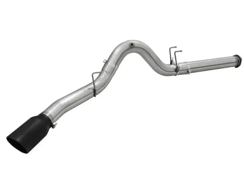 aFe 49-03064-B Atlas Exhausts 5in DPF-Back Aluminized Steel Exhaust Sys 2015 Ford Diesel V8 6.7L (td) Black Tip
