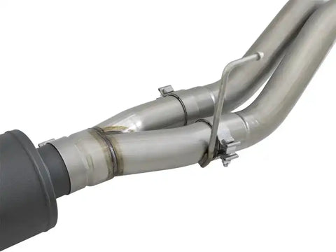 aFe 49-33095-P MACH Force-XP Cat-Back Exhaust w/ Dual Hi-Tuck Pol Tips 17-18 Ford F-150 Raptor V6-3.5L