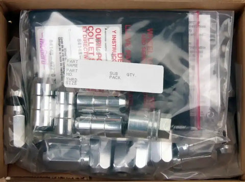 McGard 8 Lug Hex Install Kit w/Locks (Cone Seat Nut) 9/16-18 / 13/16 1.75in. Length - Chrome
