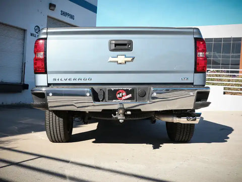 aFe 49-44116-P Apollo GT Series 4in 409SS Cat Back Exh System Polished Tip 14-18GM Silverado 1500 V8-6.2L